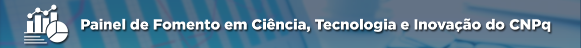 Cabe�alho do painel de Fomento em Ci�ncia, Tecnologia e Inova��o do CNPq.